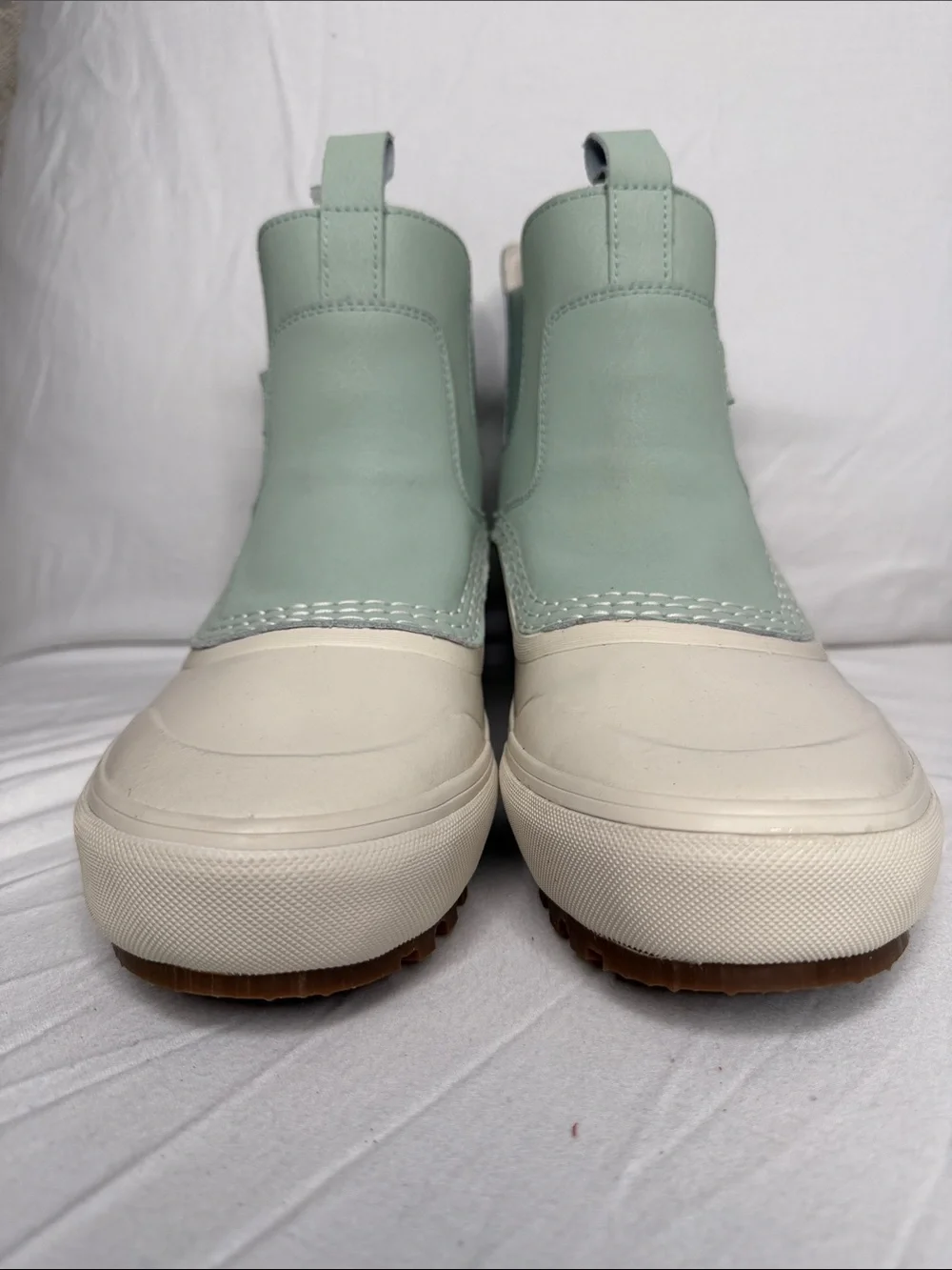 Vans Mint and Cream Waterproof Women’s or Men's Slip-On Boots
